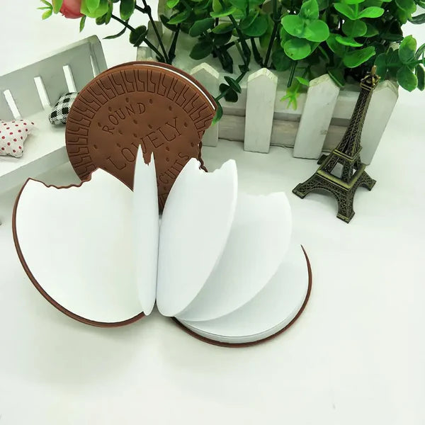 Round Lovely Biscuit Notepad