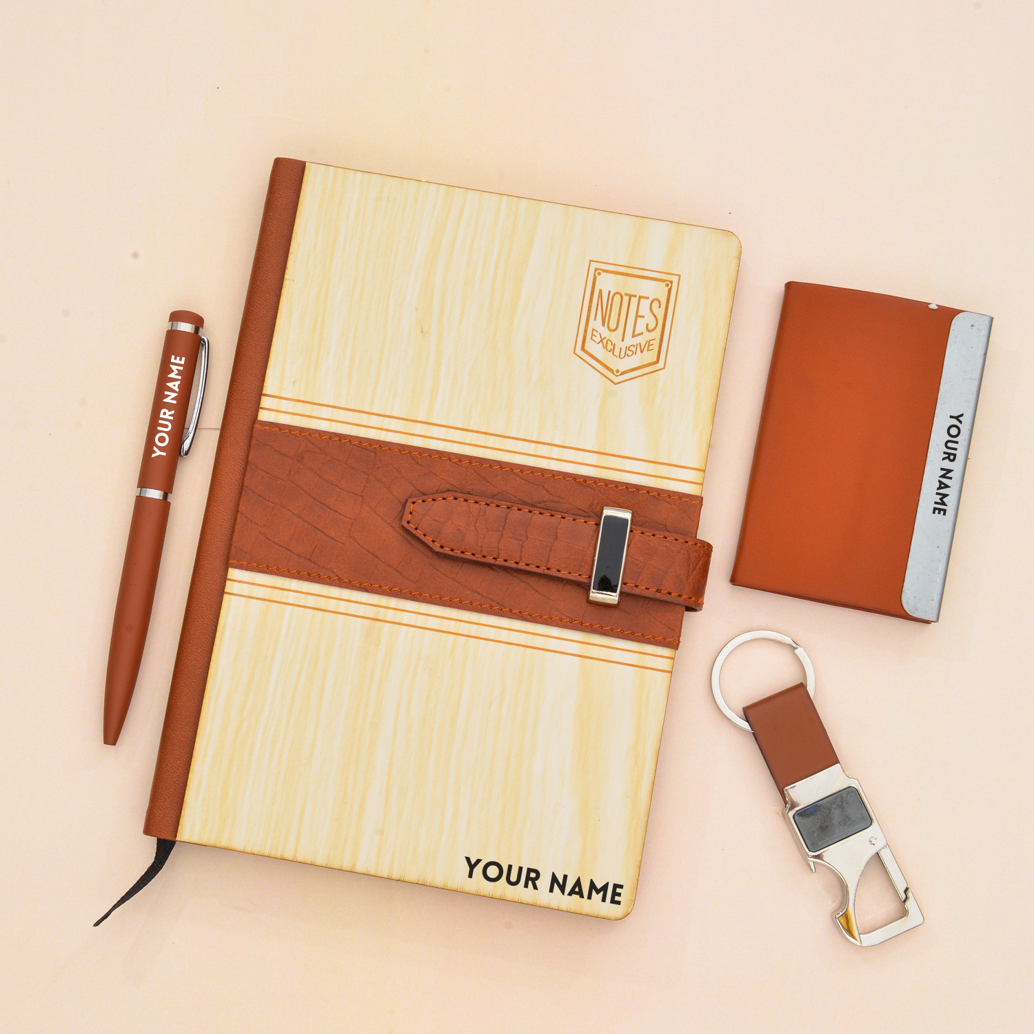 CLASSIC BROWN DIARY SET