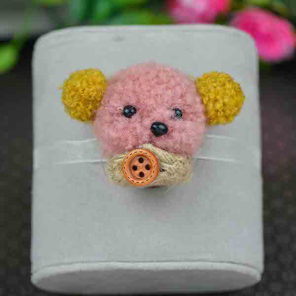 Cute Miniature Bear Rakhi Combo With Chocolates
