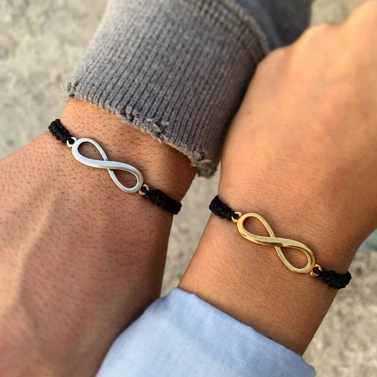 Buy Aconite Sparrow Industy Infinity Pinky Promise Bracelets Anklets for  Couples Best Friend Long Distance Relationship Matching Bracelets  Adjustable Friendship Bracelets for Him and Her (Unisex Adult) at Amazon.in