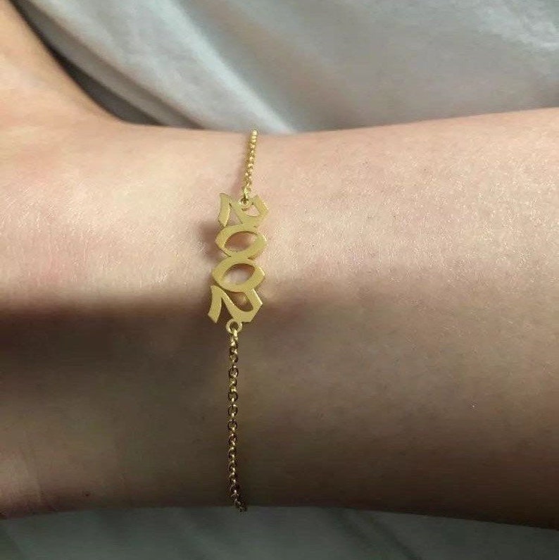 Customised Birth Year Anklet